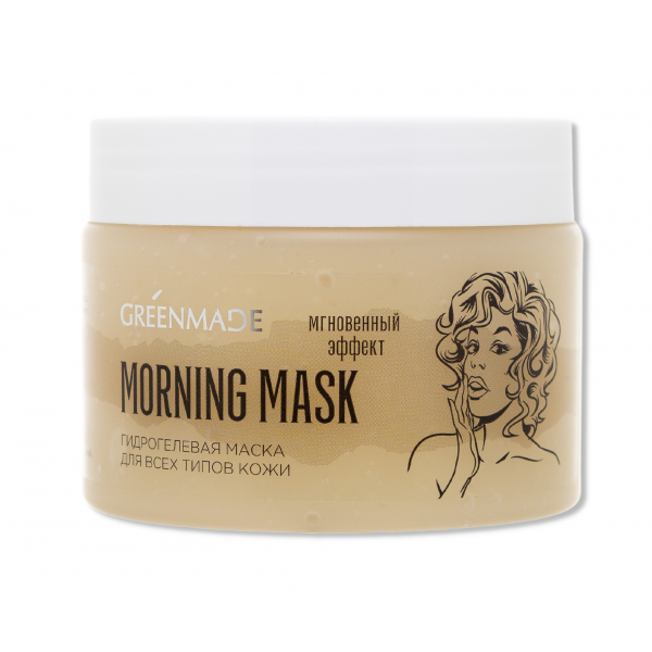 Маска для лица гидрогелевая  Morning mask Greenmade,150 мл